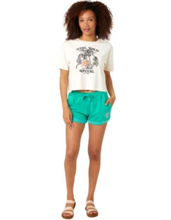 RIP CURL STAY WILD TEE BONE -Ride The Boards rip curl stay wild tee donna bone 2