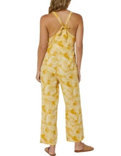 RIP CURL SUMMER PALM ROMPER GOLD -Ride The Boards rip curl summer palm tuta gold donna 3