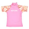 RIP CURL GIRLS 0-6 SHORT SLEEVE UUV50+ TEE