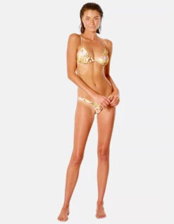 RIP CURL TOP PLAYABELLA SLIDING TRIANGLE LIGHT YELLOW -Ride The Boards rip curl top playabella sliding triangle light yellow