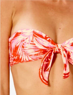 RIP CURL SUN RAYS BANDEAU BIKINI TOP RED -Ride The Boards rip curl top sun rays bandeau red 2