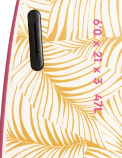 ROXY 6’0" SOFTBOARD BAT FISH TROPICAL PINK -Ride The Boards roxy 6 0 softboard bat fish tropical pink 22 2