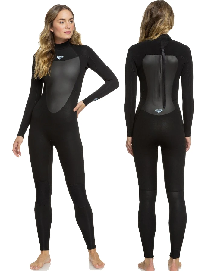 ROXY 4/3 PROLOGUE BACK ZIP WETSUIT FOR WOMEN BLACK 1 ROXY 4/3 PROLOGUE BACK ZIP WETSUIT FOR WOMEN BLACK