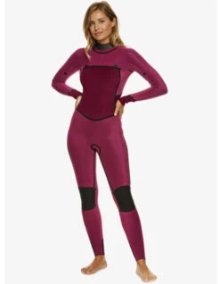 ROXY 4/3 SWELL SERIES CHEST ZIP WETSUIT FOR WOMEN -Ride The Boards roxy swell series 4 3 front zip muta intera donna