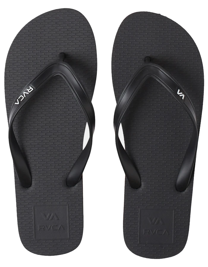 RVCA ALL THE WAY FLIP FLOPS FOR MAN BLACK 1 RVCA ALL THE WAY FLIP FLOPS FOR MAN BLACK