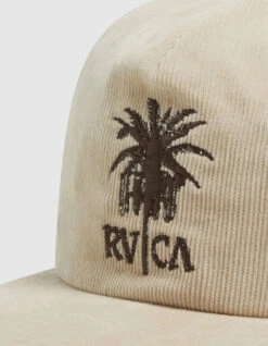 RVCA RADIO PALM STRAPBACK CORDUROY CAP -Ride The Boards rvca radio palms cappellino 4