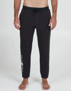 SALTY CREW DOCKSIDE SWEATPANT BLACK -Ride The Boards salty crew dockside pantaloni in felpa black 2