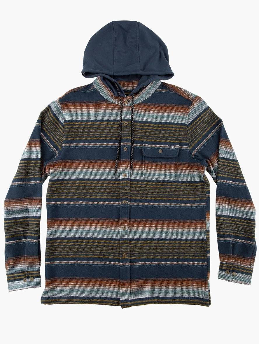 SALTY CREW MAINLAND FLANNEL DARK SLATE 3 SALTY CREW MAINLAND FLANNEL DARK SLATE - Image 3