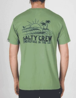 SALTY CREW SHOREBREAK PREMIUM T-SHIRT SAGE