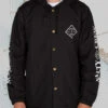 SALTY CREW TIPPED SNAP JACKET BLACK