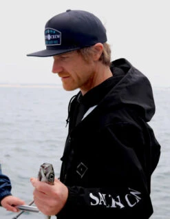 SALTY CREW TIPPED SNAP JACKET BLACK -Ride The Boards salty crew tipped snap jacket black 3