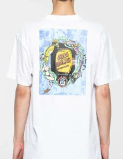 SANTA CRUZ BIG BALLS AD T-SHIRT WHITE -Ride The Boards santa cruz big balls ad t shirt white