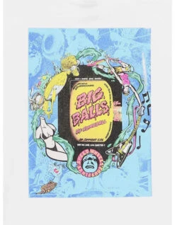 SANTA CRUZ BIG BALLS AD T-SHIRT WHITE -Ride The Boards santa cruz big balls ad t shirt white 5