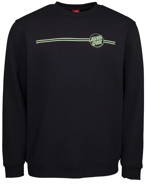 SANTA CRUZ OPUS DOT STRIPE CREW BLACK MINT 4 SANTA CRUZ OPUS DOT STRIPE CREW BLACK MINT - Image 4