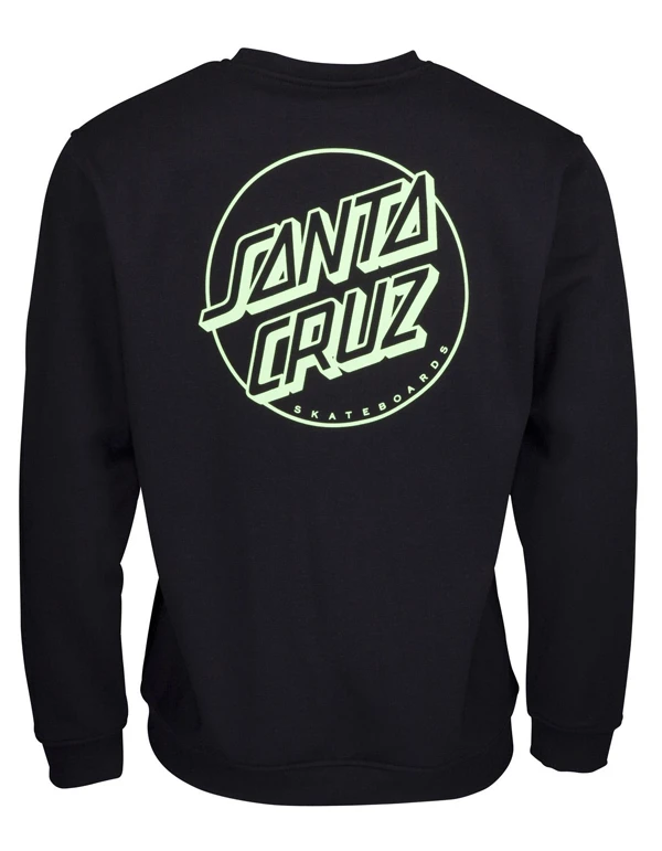 SANTA CRUZ OPUS DOT STRIPE CREW BLACK MINT 5 SANTA CRUZ OPUS DOT STRIPE CREW BLACK MINT - Image 5
