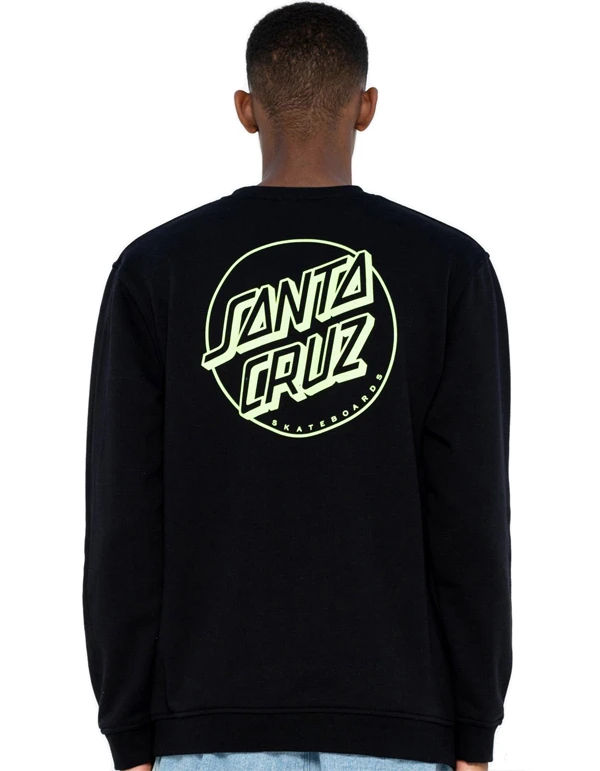 SANTA CRUZ OPUS DOT STRIPE CREW BLACK MINT 3 SANTA CRUZ OPUS DOT STRIPE CREW BLACK MINT - Image 3