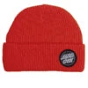 SANTA CRUZ OUTLINE DOT BEANIE RED