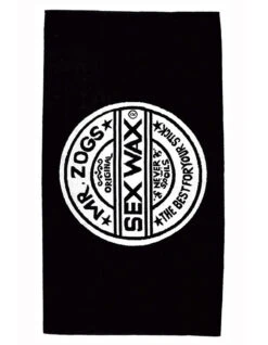SEXWAX BEACH TOWEL BLACK XL