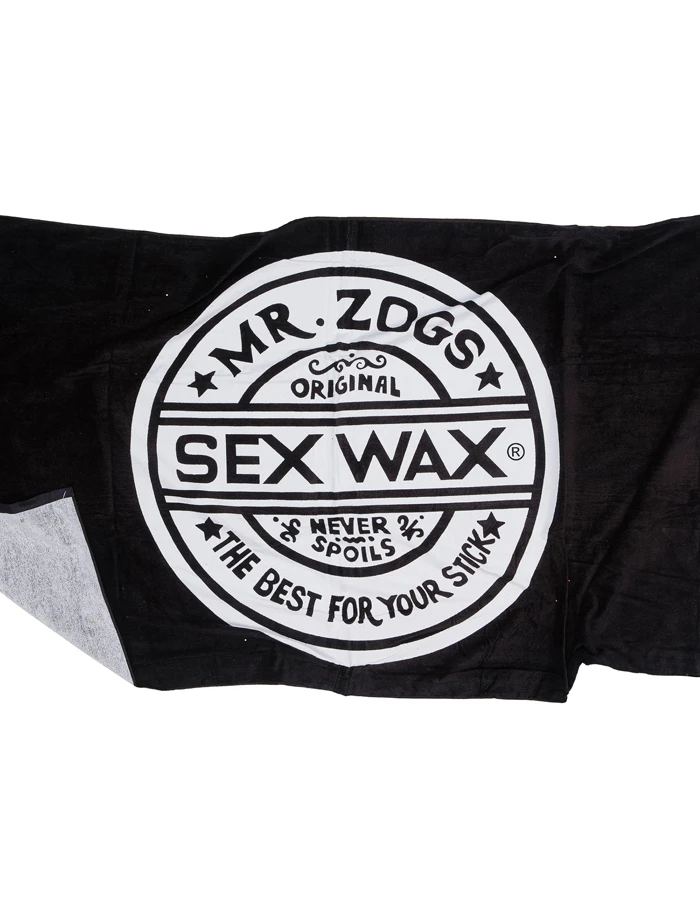 SEXWAX BEACH TOWEL BLACK XL 2 SEXWAX BEACH TOWEL BLACK XL - Image 2