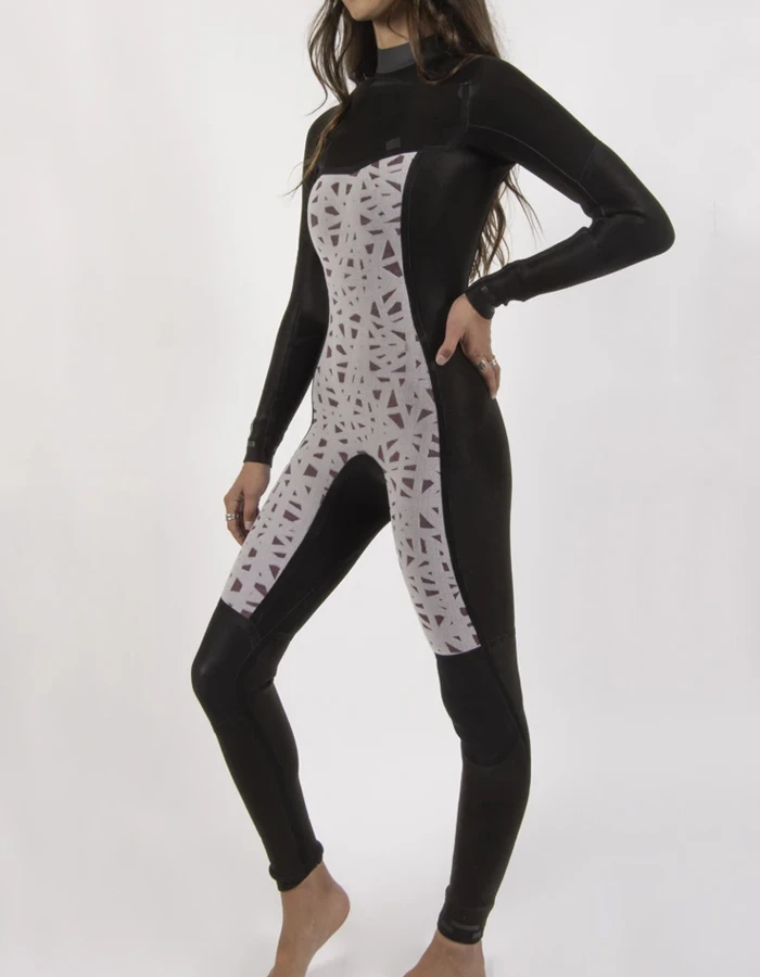 SISSTREVOLUTION SEVEN SEAS 5/4 CHEST FULL WETSUIT WINE - Image 4