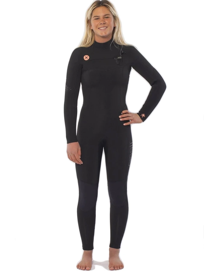 SISSTREVOLUTION SEVEN SEAS 5/4 CHEST FULL WETSUIT BLACK 1 SISSTREVOLUTION SEVEN SEAS 5/4 CHEST FULL WETSUIT BLACK