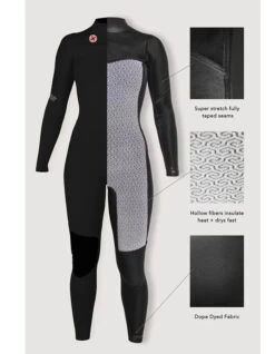 SISSTREVOLUTION SEVEN SEAS YOUTH 3/2 CHEST FULL WETSUIT BLACK 7 SISSTREVOLUTION SEVEN SEAS YOUTH 3/2 CHEST FULL WETSUIT BLACK -Ride The Boards sisstrevolution seven seas youth 3 2 chest full wetsuit black