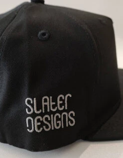SLATER DESIGN ICON DAD HAT BLACK -Ride The Boards slater design icon dad cappello black 3