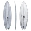 SLATER DESIGNS GREAT WHITE TWIN I-BOLIC VOLCANIC FUTURES FINS