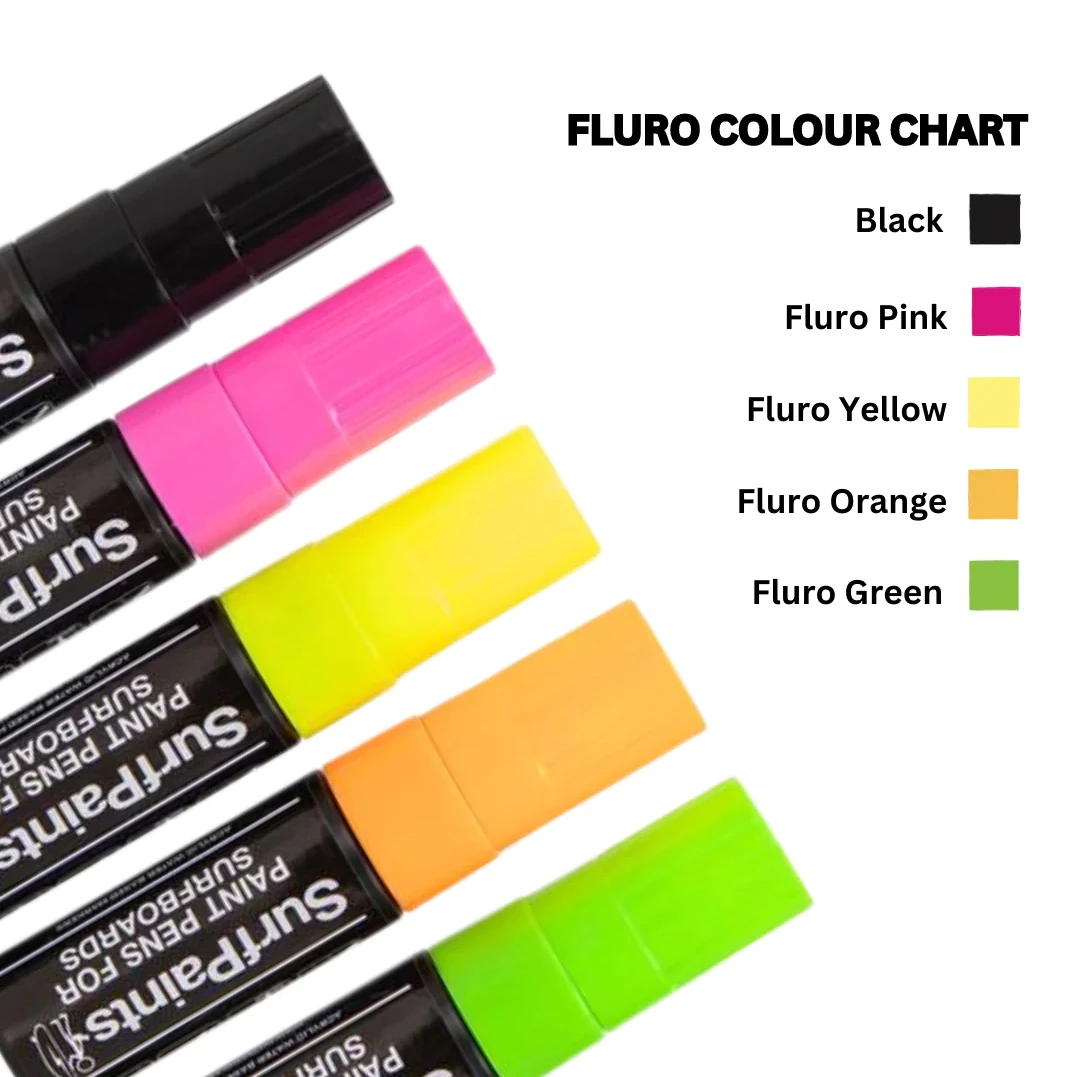 SURF PAINTS FLURO SET 15MM 4 SURF PAINTS FLURO SET 15MM - Image 4