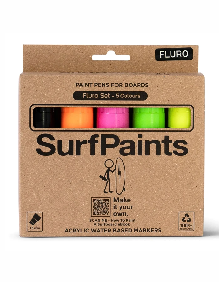 SURF PAINTS FLURO SET 15MM 1 SURF PAINTS FLURO SET 15MM