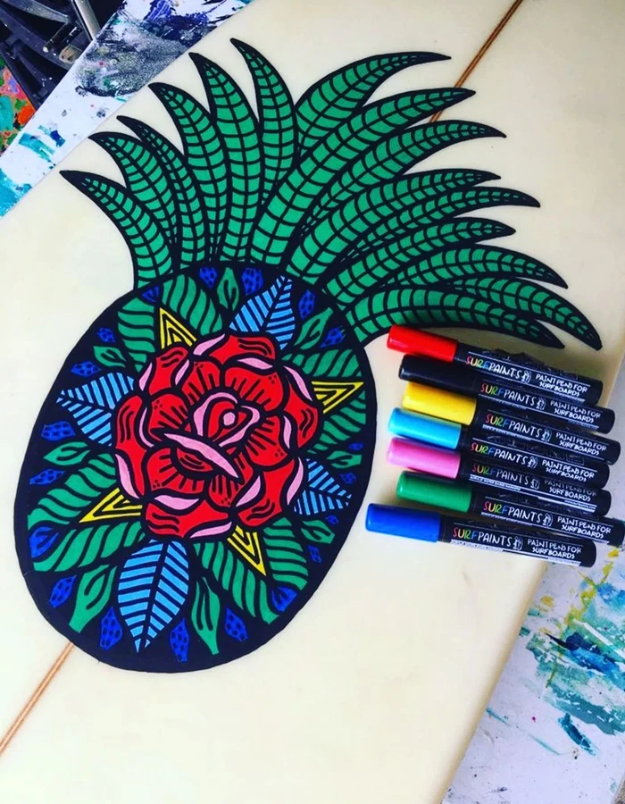 SURF PAINTS PRIMARY SET 4MM 6 SURF PAINTS PRIMARY SET 4MM - Image 6