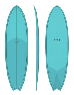 TORQ TET 5'11" - 7'2" FISH CLASSIC COLOR DEEP TURQUOISE