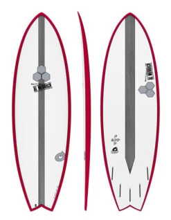 TORQ 5'6"-6'6" POD MOD X-LITE AL MERRICK RED PINLINE EPOXY