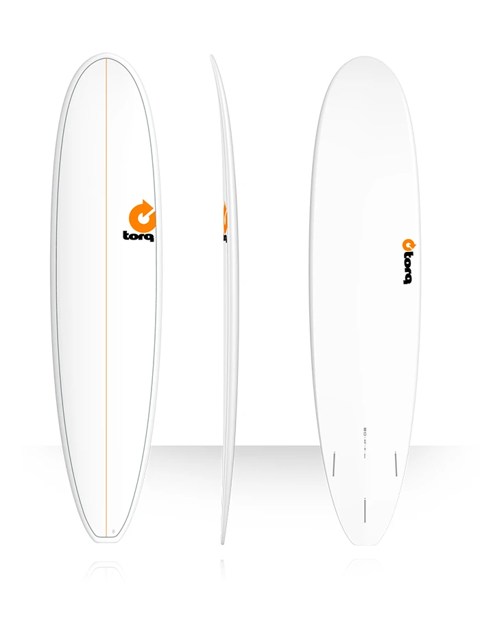 TORQ TET 8'0" LONG WHITE + PINLINE 1 TORQ TET 8'0" LONG WHITE + PINLINE