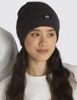 VANS MTE CUFF BEANIE BLACK HEATHER -Ride The Boards vans berretto mte cuff beanie black heather 2