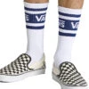 VANS DROP V CREW SOCKS BLUE DEPTHS