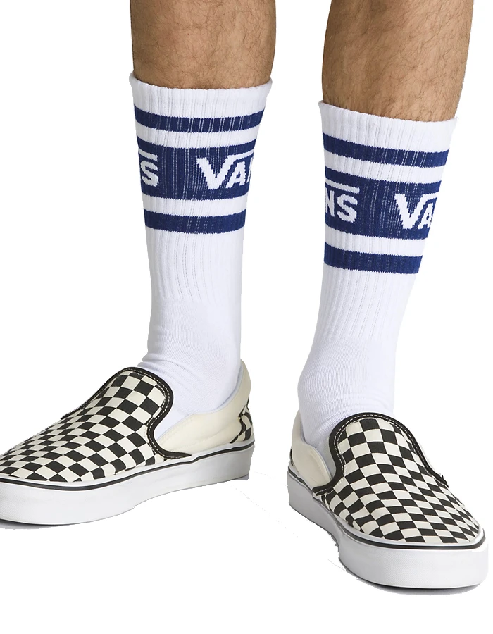 VANS DROP V CREW SOCKS BLUE DEPTHS 1 VANS DROP V CREW SOCKS BLUE DEPTHS