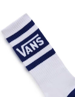 VANS DROP V CREW SOCKS BLUE DEPTHS 5 VANS DROP V CREW SOCKS BLUE DEPTHS -Ride The Boards vans calzettoni vans drop v 1 paio blue depths 2