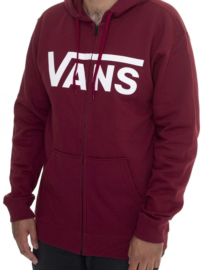 VANS CLASSIC ZIP HOODIE POMEGRANATE 2 VANS CLASSIC ZIP HOODIE POMEGRANATE - Image 2