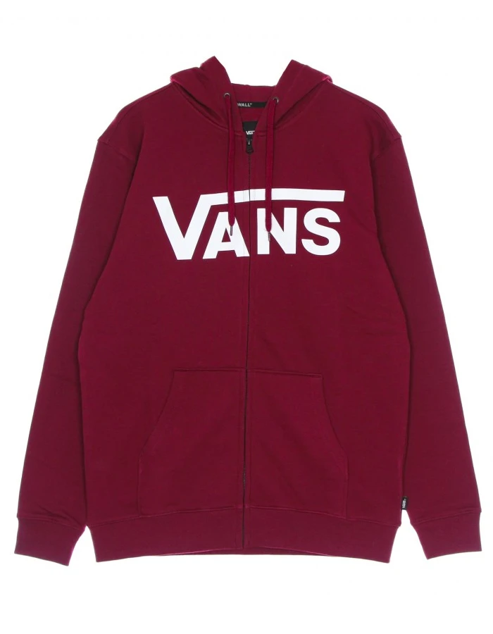 VANS CLASSIC ZIP HOODIE POMEGRANATE 1 VANS CLASSIC ZIP HOODIE POMEGRANATE