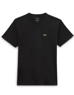 VANS LEFT CHEST LOGO T-SHIRT BLACK EVEN -Ride The Boards vans left chest logo t shirt black even 4