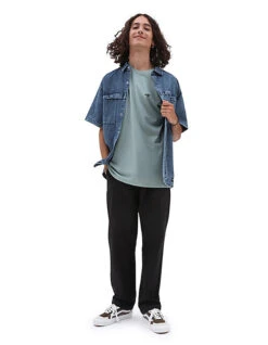 VANS LEFT CHEST LOGO T-SHIRT CHINOIS -Ride The Boards vans left chest logo t shirt chinois 1