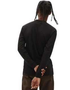 VANS CLASSIC LONG SLEEVE T-SHIRT -Ride The Boards vans maglia maniche lunghe classic black 2