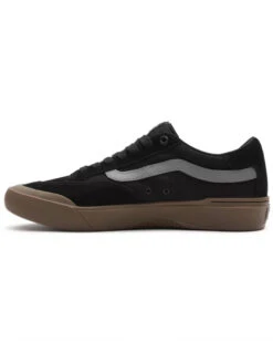 VANS BERLE PRO SKATE SHOES BLACK -Ride The Boards vans scarpe berle pro black 4