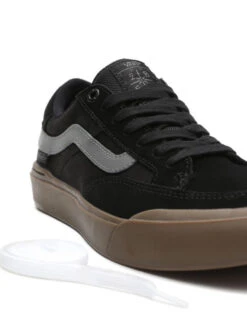 VANS BERLE PRO SKATE SHOES BLACK -Ride The Boards vans scarpe berle pro black 7