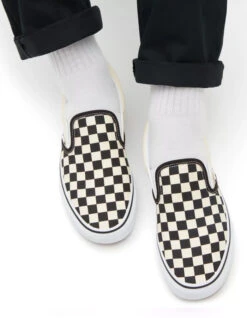 VANS CHECKERBOARD CLASSIC SLIP-ON SHOES -Ride The Boards vans scarpe classic slip on checkerboard 4