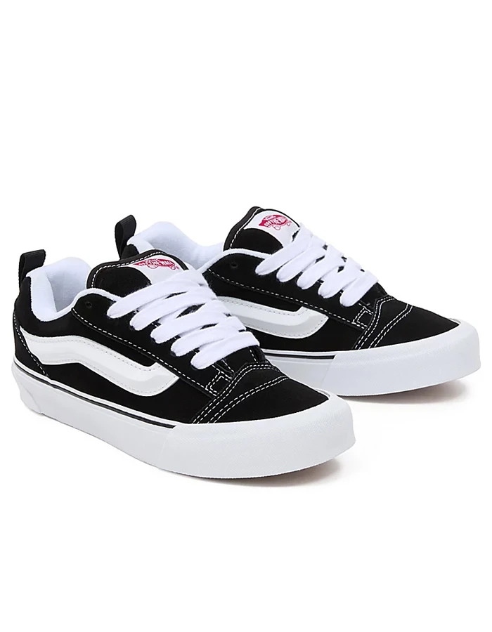 VANS KNU SKOOL SHOES BLACK TRUE WHITE 1 VANS KNU SKOOL SHOES BLACK TRUE WHITE