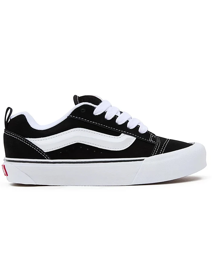 VANS KNU SKOOL SHOES BLACK TRUE WHITE 4 VANS KNU SKOOL SHOES BLACK TRUE WHITE - Image 4