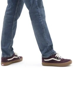 VANS KYLE WALKER SHOES PURPLE -Ride The Boards vans scarpe kyle walker suede gum wine 2