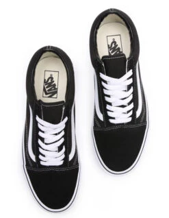 VANS OLD SKOOL SHOES BLACK WHITE 10 VANS OLD SKOOL SHOES BLACK WHITE -Ride The Boards vans scarpe old skool black 1